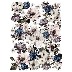 Decor Transfers by Redesign~ Dark Floral